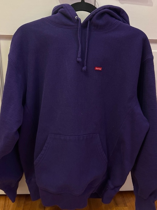 Supreme Other - Supreme Purple Hoodie with Red Box Logo